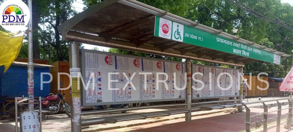 Bus Stand - Solid sheets-in Uttar Pradesh, India